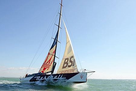 Yacht Maserati überquert mit Skipper Soldini den Atlantik in Bestzeit