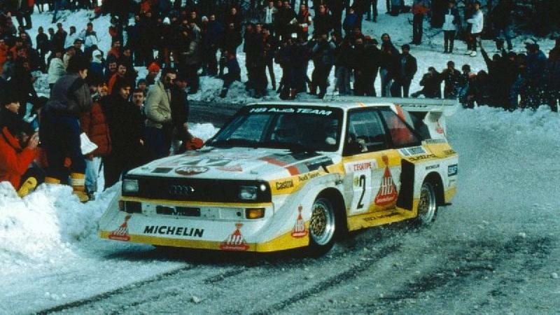 1986 pflügte der Audi Sport Quattro durch die Seealpen.