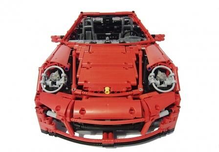 Porsche 911 Cabriolet aus Bausteinen