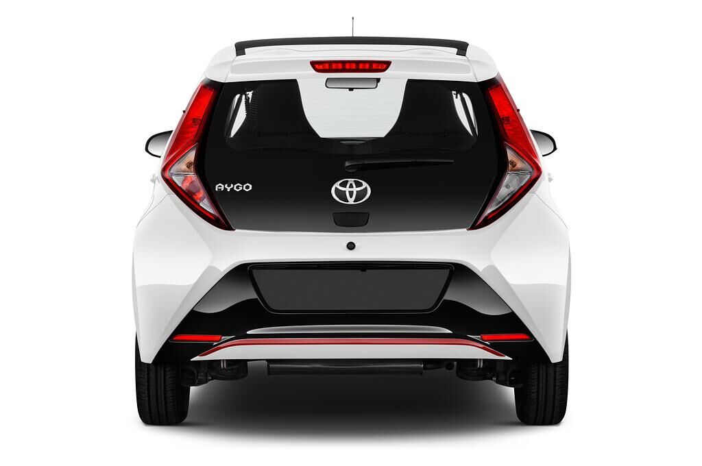 Toyota Aygo (Baujahr 2019) x-sky 5 Türen Heckansicht