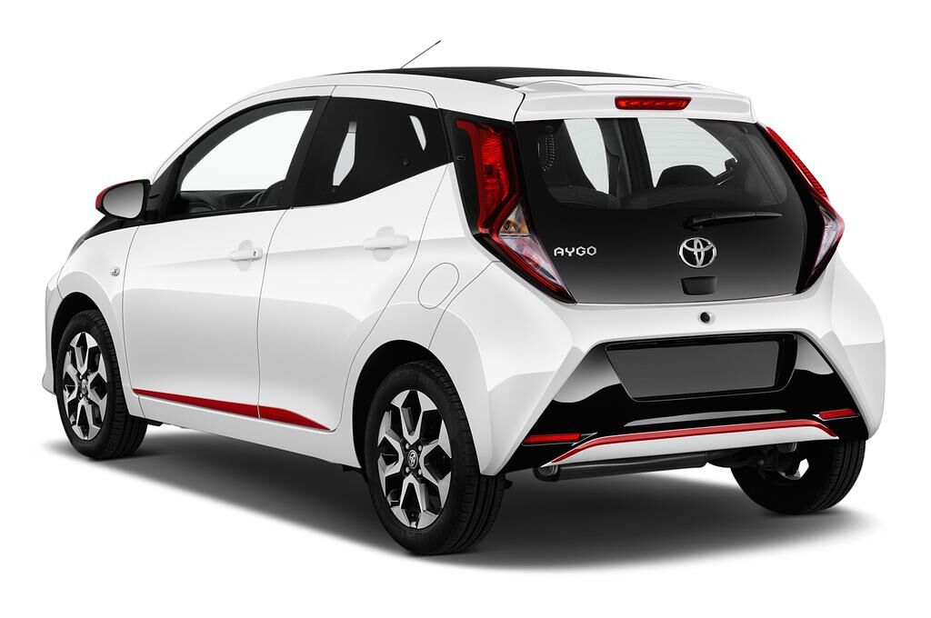 Toyota Aygo (Baujahr 2019) x-sky 5 Türen seitlich hinten