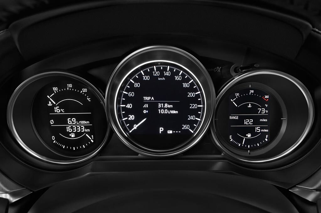 Mazda Mazda6 (Baujahr 2018) Prime-Line 4 Türen Tacho und Fahrerinstrumente