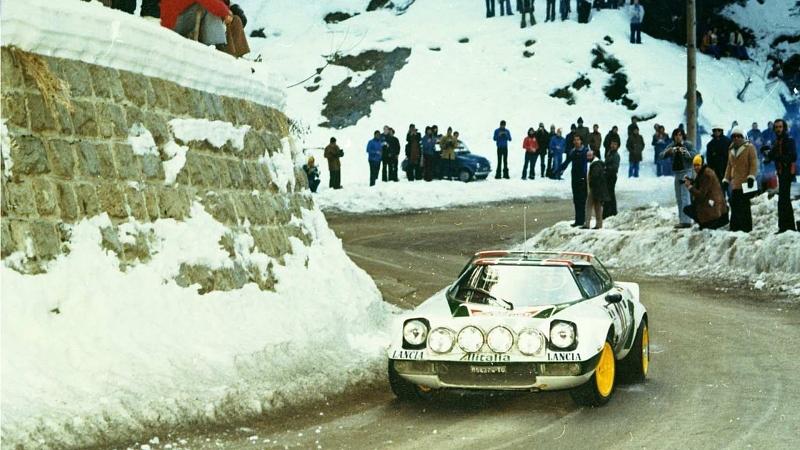 Auch ein Lancia Stratos fuhr 1976 durch die Seealpen - und gewann.