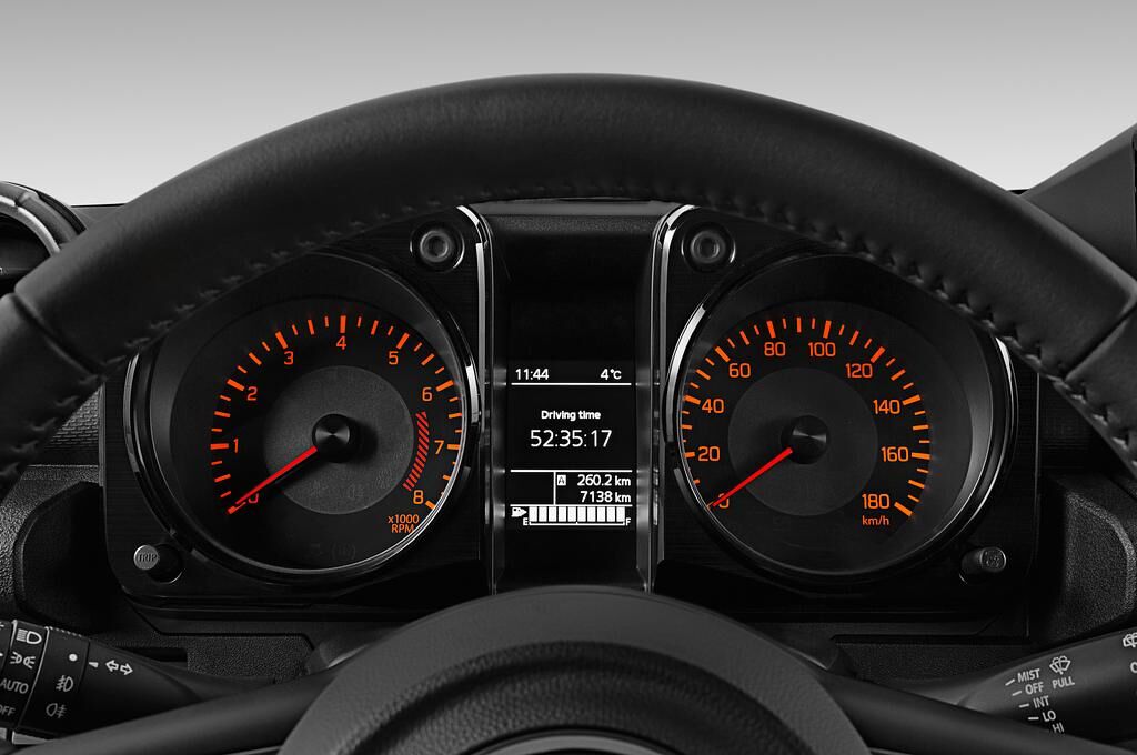 Suzuki Jimny (Baujahr 2019) - 5 Türen Tacho und Fahrerinstrumente