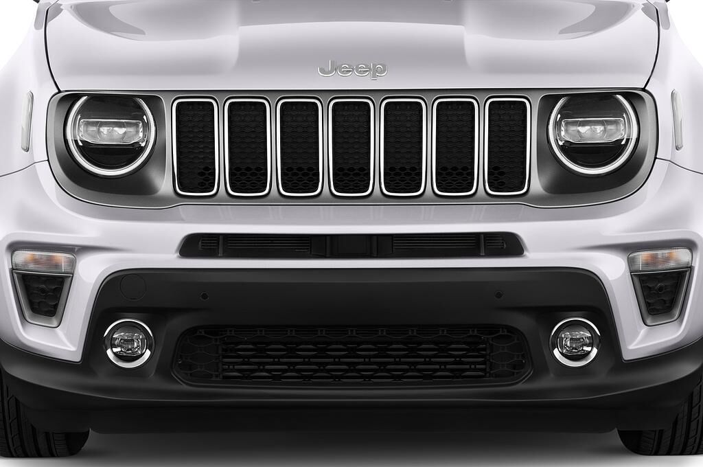 Jeep Renegade (Baujahr 2019) Limited 5 Türen Kühlergrill und Scheinwerfer