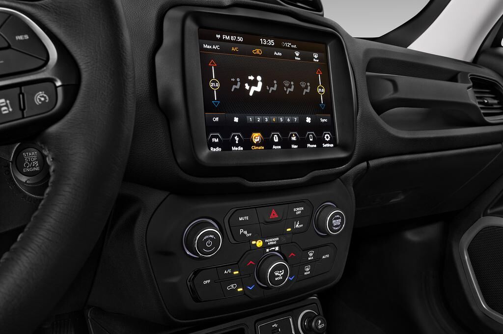Jeep Renegade (Baujahr 2019) Limited 5 Türen Temperatur und Klimaanlage