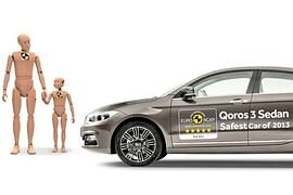 Qoros 3 erreicht in 2013 Höchstnote beim NCAP-Crashtest