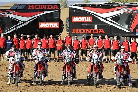 Honda Team ist für die Rallye Dakar 2014 startklar