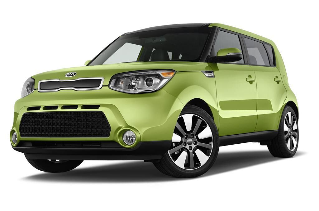 Kia Soul (Baujahr 2014) Spirit 5 Türen seitlich vorne mit Felge