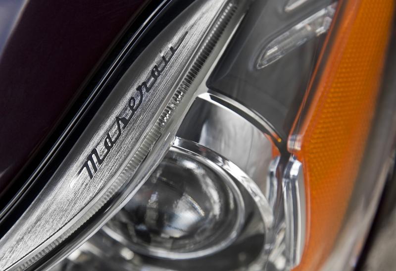 Der Maserati-Schriftzug findet sich überall