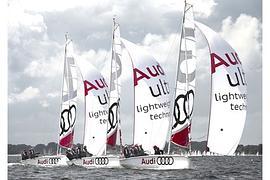Audi zeigt Flagge auf Kieler Woche 2014