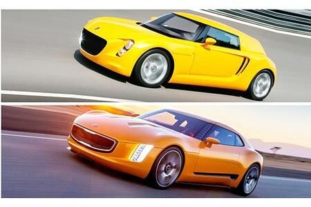 Sieht der Kia GT4 Stinger aus wie das VW EcoRacer-Konzept?