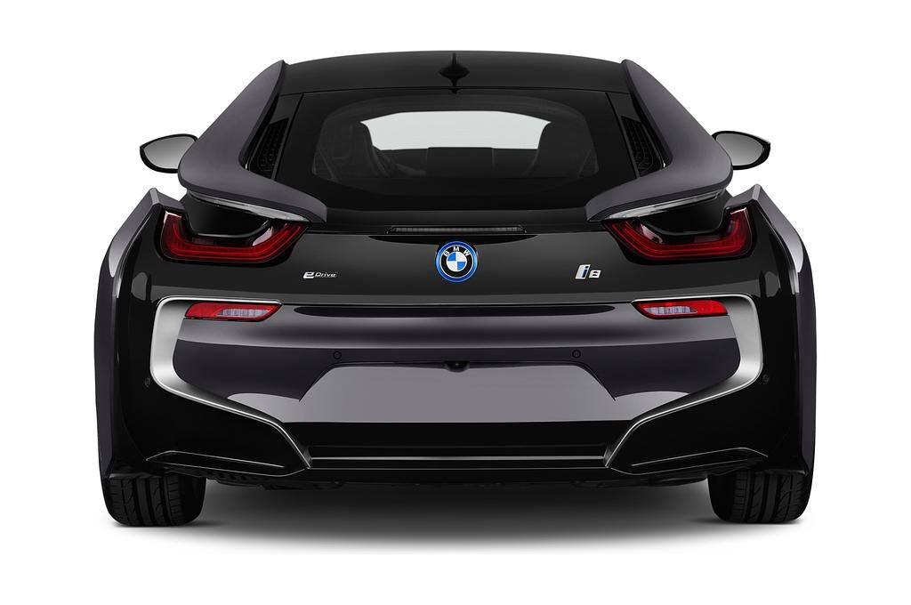 BMW i8 (Baujahr 2019) - 2 Türen Heckansicht
