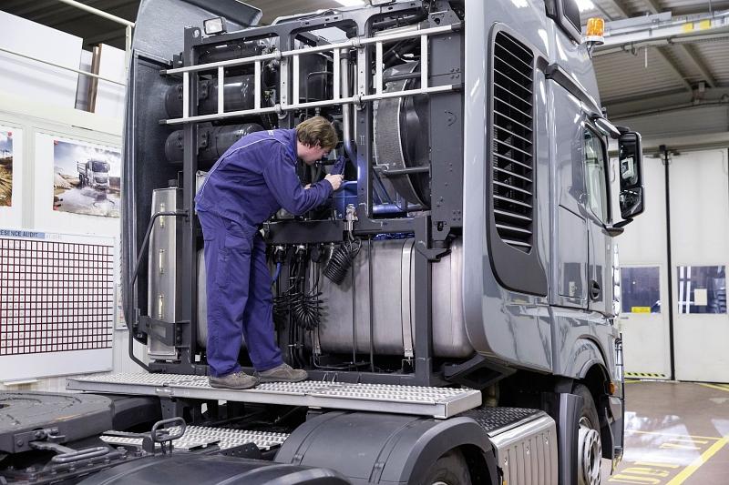 Arbeiten an der Technik
