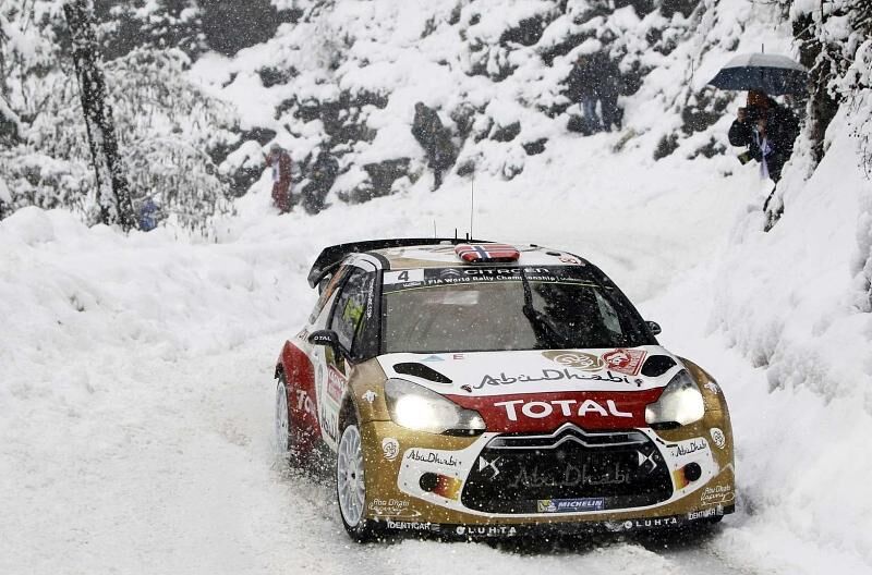 Citroen schaffte bei der Rallye Schweden den Sprung aufs Podium.