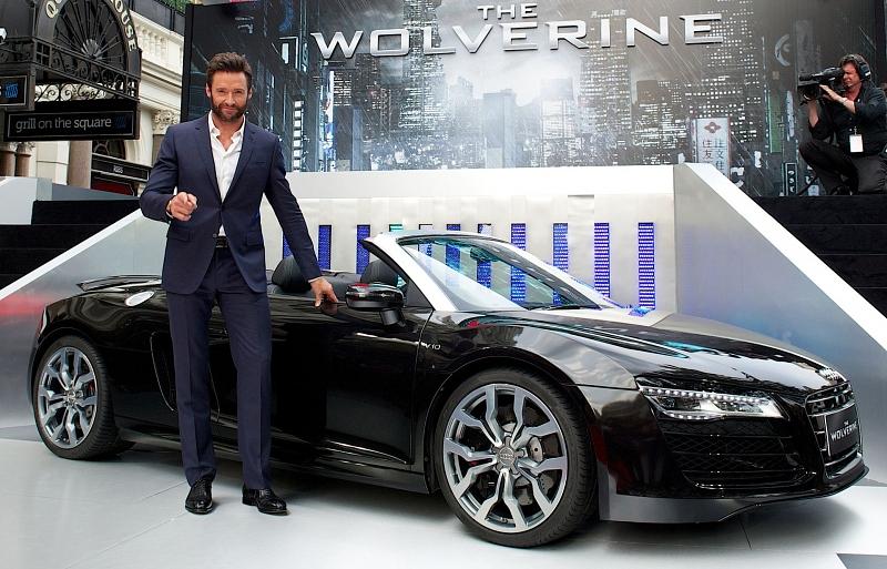 Hugh Jackman ist ein Audi-Werbeträger