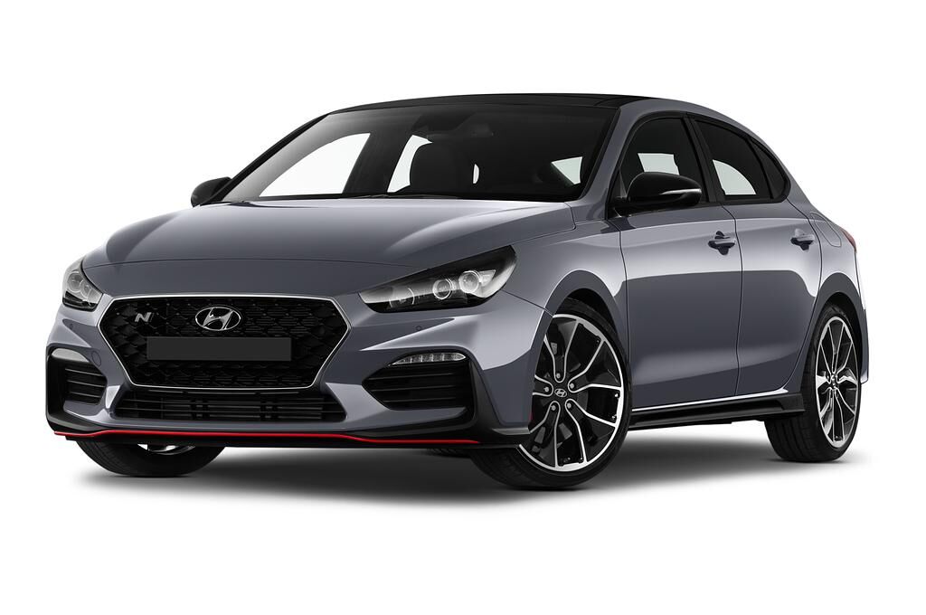 Hyundai i30 Fastback N (Baujahr 2019) Performance 5 Türen seitlich vorne mit Felge