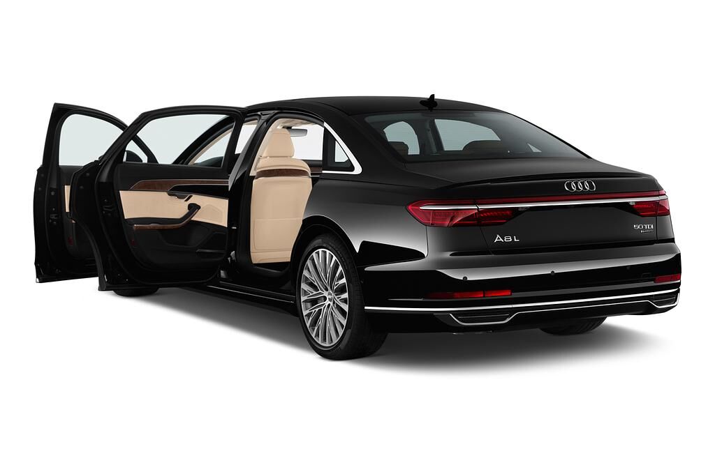 Audi A8 L (Baujahr 2019) - 4 Türen Tür geöffnet