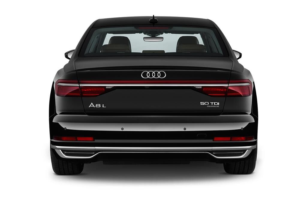 Audi A8 L (Baujahr 2019) - 4 Türen Heckansicht