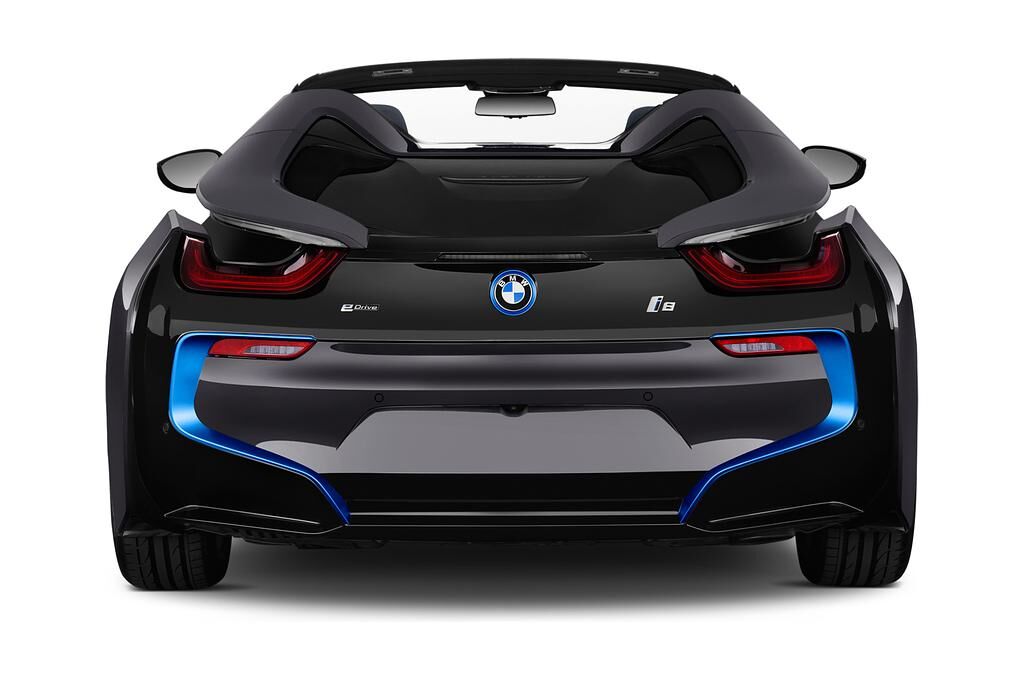 BMW i8 (Baujahr 2019) - 2 Türen Heckansicht