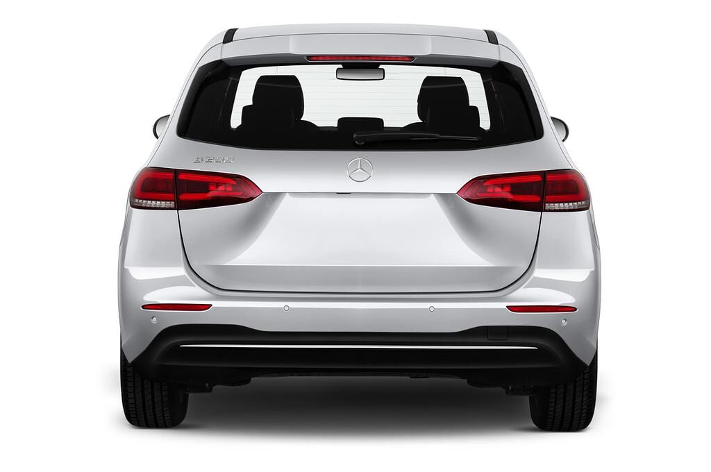 Mercedes B Class (Baujahr 2019) - 5 Türen Heckansicht