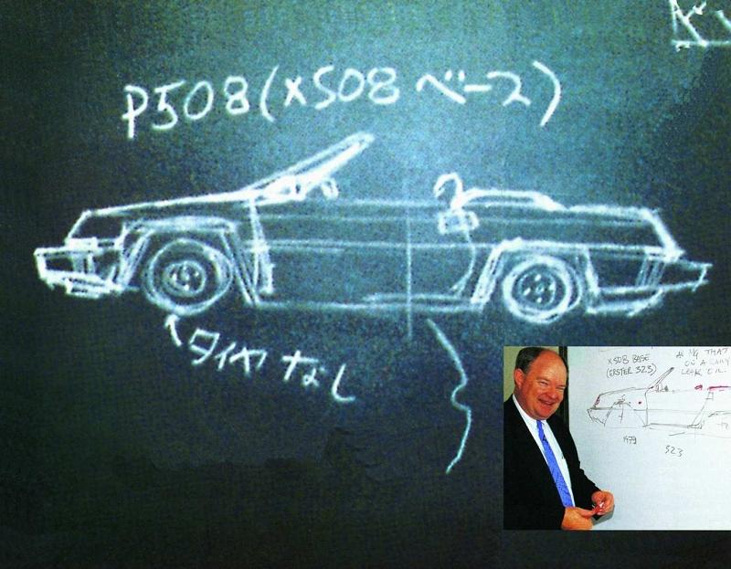 Motorjournalist Robert Hall brachte Mazda auf die Idee zum Bau des Roadsters.