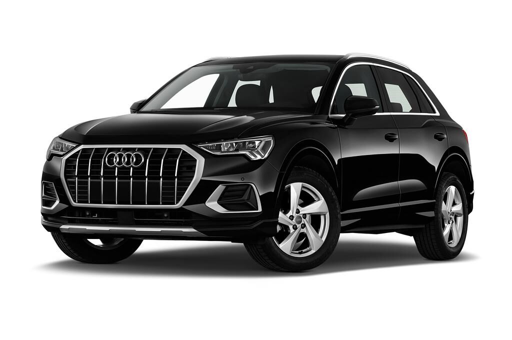 Audi Q3 (Baujahr 2019) Advanced 5 Türen seitlich vorne mit Felge