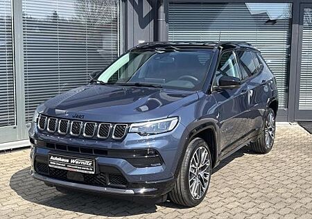 Jeep Compass 1.5 E-Hybrid Summit Automatik *LEDER*LED*SHZ*PDC*ACC*360Grad*19Zoll*TZ*sofort*