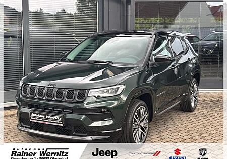 Jeep Compass 1.5 E-Hybrid Summit Automatik *LEDER*LED*SHZ*PDC*ACC*360Grad*19Zoll*SOFORT*
