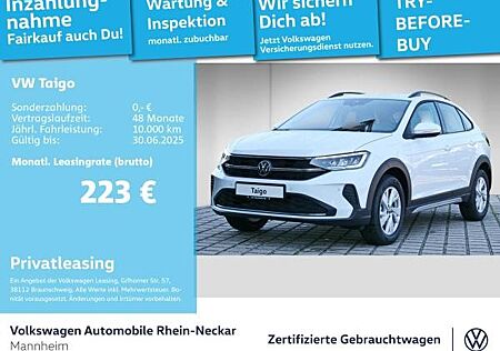 VW Taigo Volkswagen 1.0 TSI Life Navi LED PDC uvm