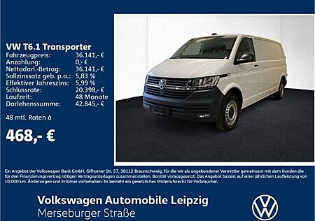 VW T6 Transporter Volkswagen T6.1 Transporter Kasten 2.0 l TDI LR*PDC