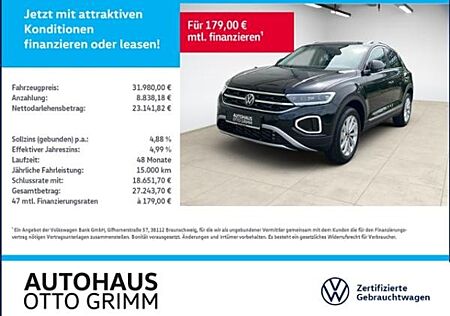 VW T-Roc Volkswagen 1.5 TSI Style DSG LED Kamera