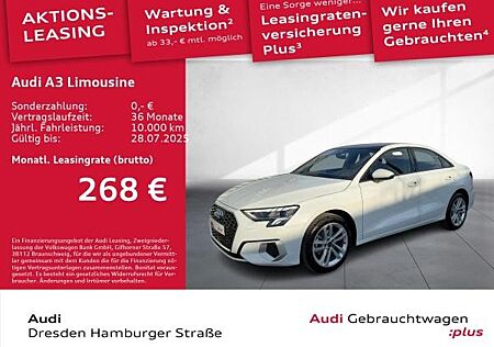 Audi A3 Limousine 30 TFSI advanced LED Panorama AHZV