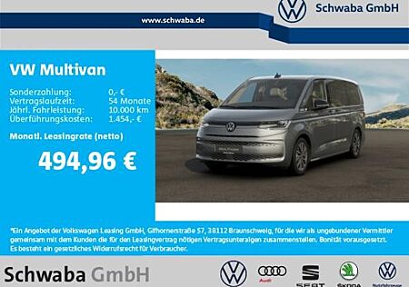 VW T7 Multivan Volkswagen Multivan LÜ GOAL 2,0 TDI DSG *Kurzzulassung* - weitere Lagerwagen vorhanden !