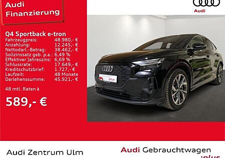 Audi Q4 e-tron Q4 Sportback 45 e-tron quattro AHK NAV+ R-KAM