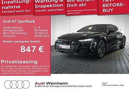 Audi A7 Sportback 55 TFSI e S-Line Black-Paket-HD-Matrix-LED Laserlicht HUD uvm