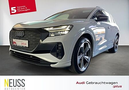 Audi Q4 e-tron 55 quattro S line PANO+HUD+AHK+ACC+RFK+21"