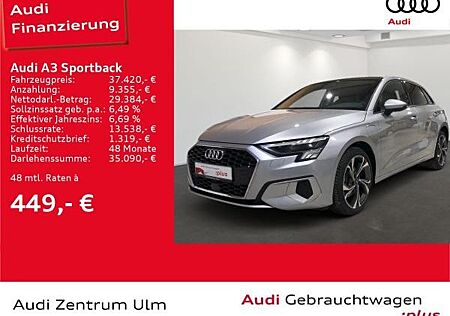 Audi A3 Sportback advanced 40 TFSI e S tronic PANO