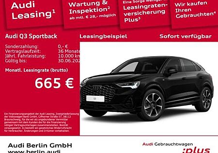 Audi Q3 Sportback S line 35 TFSI S tr. PDC LED RFK
