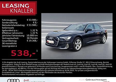 Audi A6 Limousine 45 TFSI qu S line MATRIX ACC 19