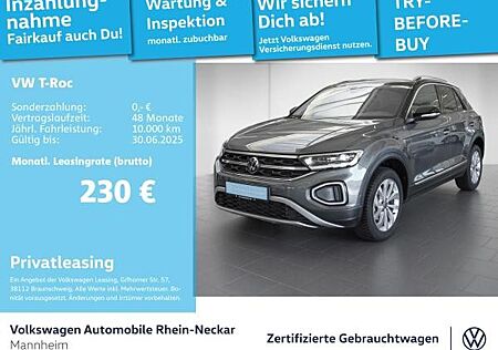 VW T-Roc Volkswagen 1.5 TSI Style AHK Navi LED-Plus uvm