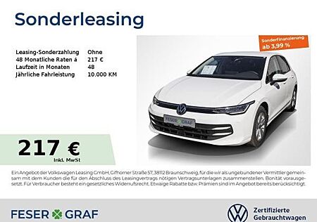 VW Golf Volkswagen 8 Life 1.5 TSI APP AreaView LED SiHz
