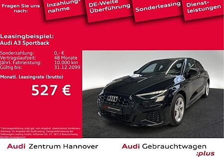 Audi A3 Sportback S line 45 TFSIe HuD Matrix ACC DAB virtual