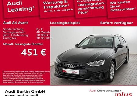Audi A4 Avant Advanced 35 TDI S tr. AHK LED RFK NAVI