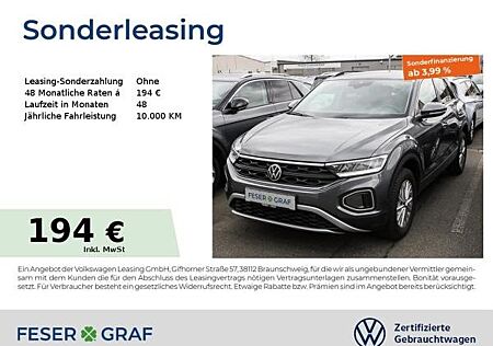 VW T-Roc Volkswagen Life 1.0 TSI Navi LED SiHz ParkAssist Digi