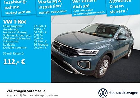 VW T-Roc Volkswagen 1.0 TSI Life Navi LED-Tagfahrlicht Spurhalteassistent Sitzheizung