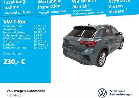 VW T-Roc Volkswagen 2.0 TDI R-Line DSG Alu18" AHK Navi LED+