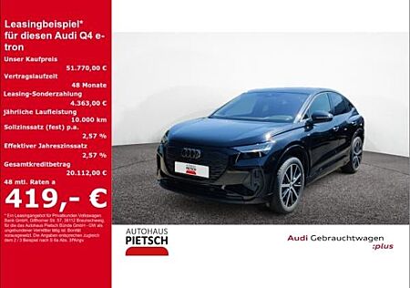 Audi Q4 e-tron Sportback 45 quattro S line Matrix AHK