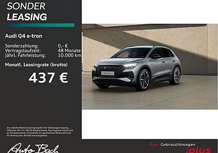 Audi Q4 e-tron S line 50 e-tron qu Navi LED virtual SONOS ACC EPH AHK