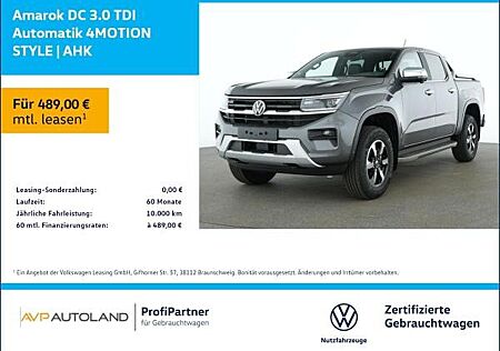 VW Amarok Volkswagen DC 3.0 TDI Automatik 4MOTION STYLE | AHK